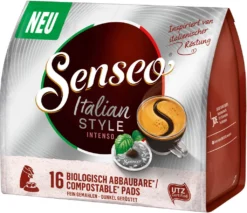 SENSEO Pads Italian Style Senseopads UTZ 80 Getränke Kaffeepads -AromaKaffee Angebote Store da20544efa2cd6ef4cba2f0a2408d75b