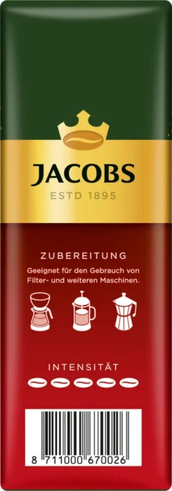 Jacobs Filterkaffee Meister Röstung | Gemahlen | 500g -AromaKaffee Angebote Store db1b1fc03e7e339915906d55e72121ba