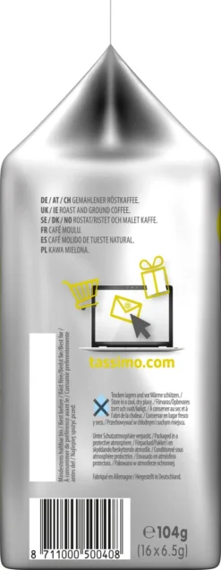 Tassimo Jacobs Krönung Mit Dem Verwöhnaroma | 16 T Discs, Kaffeekapseln 9 Tassimo Jacobs Krönung Mit Dem Verwöhnaroma | 16 T Discs, Kaffeekapseln -AromaKaffee Angebote Store db653440062289234d2c7e190d7470a4