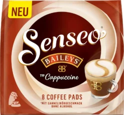 AromaKaffee Angebote Store 3 Senseo CAPPUCCINO BAILEYS Kaffeepad Ungeröstet 8 Stück(e)