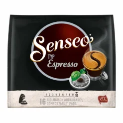 SENSEO Espresso Kaffee Pads 5er Pack - 5 X 16 Getränke -AromaKaffee Angebote Store e193f492367b047b73fb9d05bbda33fc