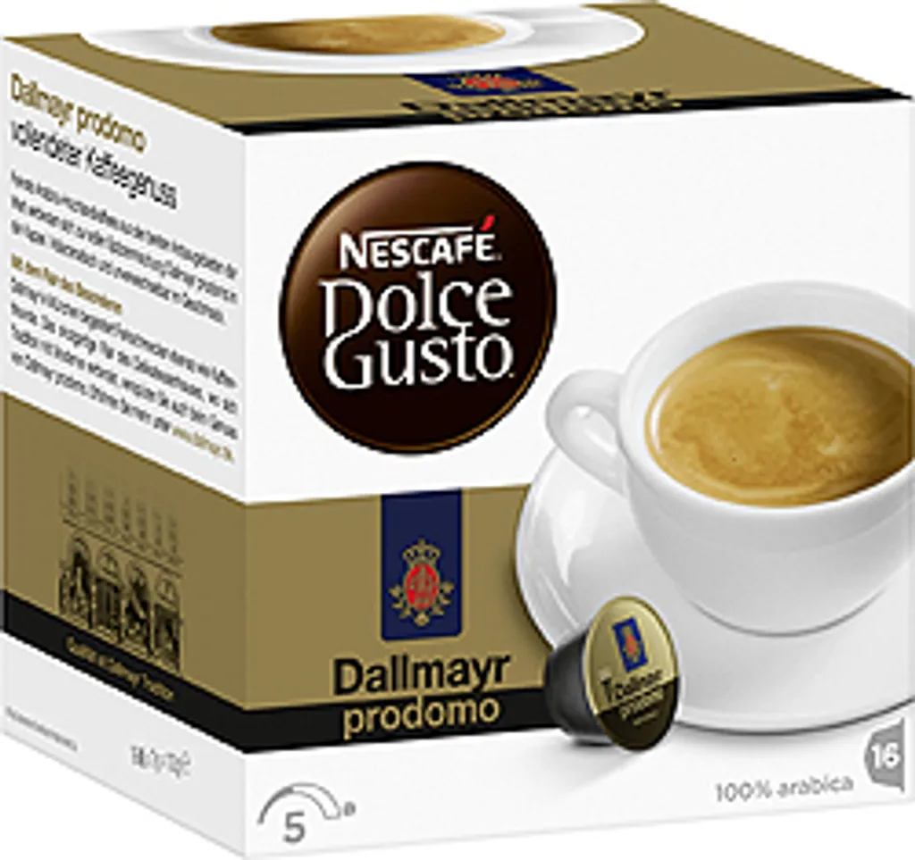 Nescafé® Nescafé Dolce Gusto Dallmayr Prodomo | 16 Kaffeekapseln 1 Nescafé® Nescafé Dolce Gusto Dallmayr Prodomo | 16 Kaffeekapseln