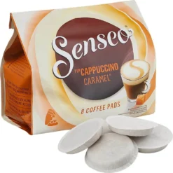 Senseo Cappuccino Caramel | 8 Kaffeepads -AromaKaffee Angebote Store e3ac08c767e5b1340c7b001660e7060e