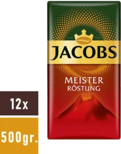 JACOBS Meisterröstung Filterkaffee 12 X 500 G Kaffee Gemahlen -AromaKaffee Angebote Store e7431fb5a20ecfc780142c35dd5952de