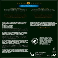 JACOBS Kapseln Decaffeinato 6 Lungo Entkoffeiniert 1 X 20 Nespresso®* Kompatible Kaffeekapseln -AromaKaffee Angebote Store e9642e77ed520128707707927b9c44c4