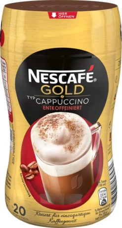 Nescafé® Nescafé Gold Typ Cappuccino Entkoffeiniert | 250g Dose -AromaKaffee Angebote Store eafb6ef15841b947366f53dd33d4ec9e