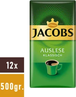 JACOBS Auslese Klassisch Filterkaffee 12x500g Kaffee Gemahlen -AromaKaffee Angebote Store ec63005238457badac62ccda63817cba
