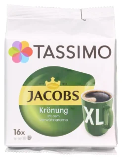 Tassimo Jacobs Krönung XL | 16 T Discs, Kaffeekapseln -AromaKaffee Angebote Store ef4342d2b903f73da2291ea668be737b