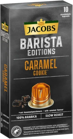 JACOBS Kapseln Barista Editions Caramel Cookie 7 10x10 Nespresso®* Kompatibel -AromaKaffee Angebote Store ef8a630762228230f8dedba2e8895883
