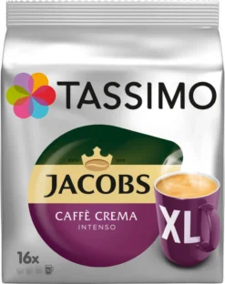 TASSIMO Jacobs Caffè Crema Intenso XL 5er Pack T Discs Kapseln 5 X 16 Getränke -AromaKaffee Angebote Store f295627fa159a731b891c5943a0e214a