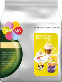 TASSIMO Kapseln Aktions-Paket 8 Packungen (4 Sorten) + Vivy 2 Schwarz Gratis 12 TASSIMO Kapseln Aktions-Paket 8 Packungen (4 Sorten) + Vivy 2 Schwarz Gratis -AromaKaffee Angebote Store f7b358384c56f2525f4763ec83f949fe
