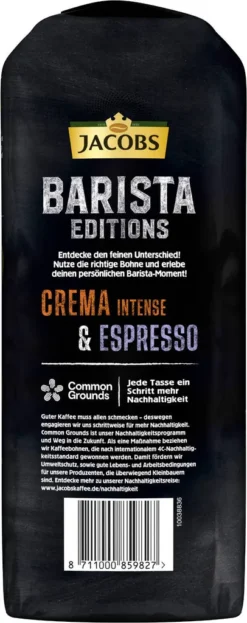 JACOBS Kaffeebohnen Barista Editions Crema Do Brasil 4 X 1 Kg Geröstete Bohnen -AromaKaffee Angebote Store f99c808299bb483242abe86a267ffa35