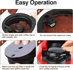 1 Stück Nachfüllbarer Wiederverwendbarer PP Kaffeekapsel Filter Für Bosch Tassimo 180 Ml Kapazität, Lebensmittelqualität -AromaKaffee Angebote Store f9e3b8e14b2834170a91b1a42a1f4a6d