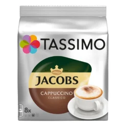 Tassimo Jacobs Cappuccino Classico (5 X 8 Getränke) -AromaKaffee Angebote Store fb8a48aa6d5c65b5e02e5f9383985946