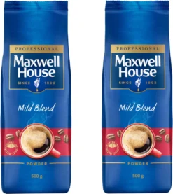 MAXWELL HOUSE Löskaffee Mild Blend Löslicher Kaffee Instantkaffee 2 X 500 G Beutel