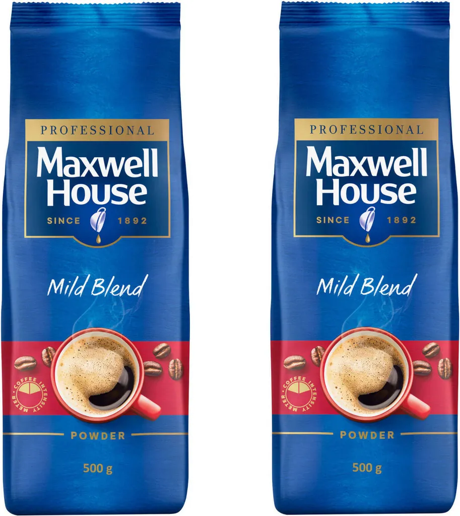 MAXWELL HOUSE Löskaffee Mild Blend Löslicher Kaffee Instantkaffee 2 X 500 G Beutel 1 MAXWELL HOUSE Löskaffee Mild Blend Löslicher Kaffee Instantkaffee 2 X 500 G Beutel