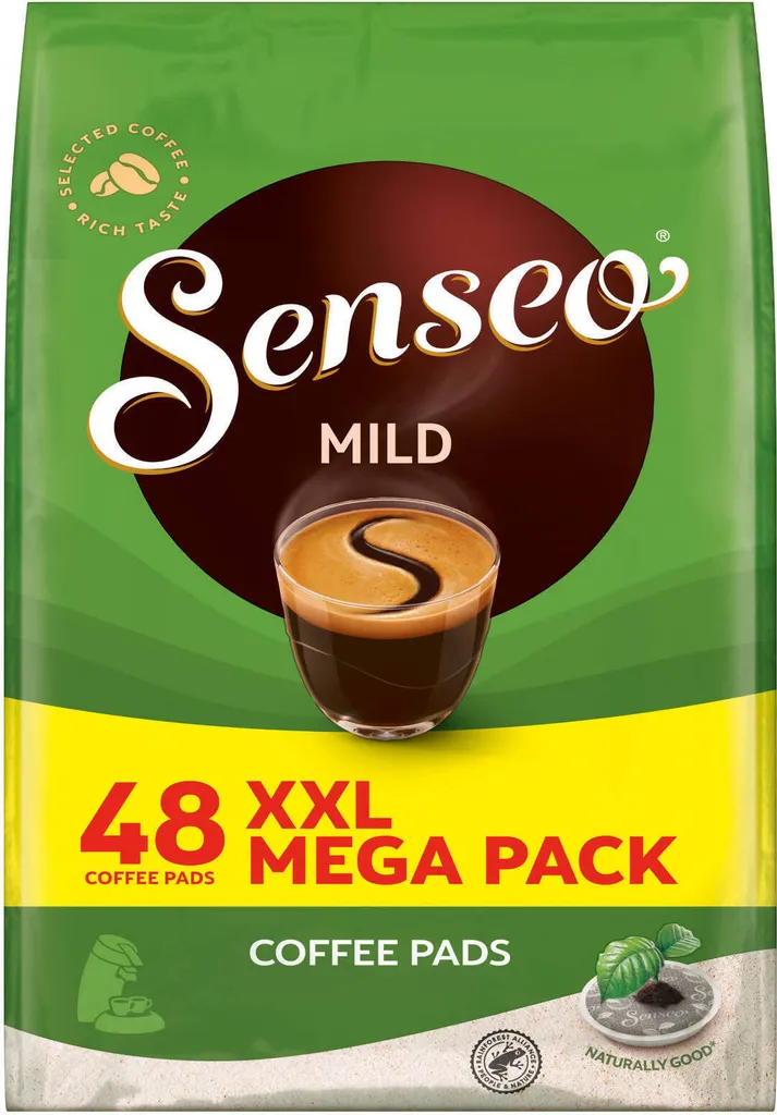 SENSEO Pads Mild Senseopads 48 Getränke Kaffeepads XXL Pack 1 SENSEO Pads Mild Senseopads 48 Getränke Kaffeepads XXL Pack